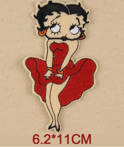 Tygmärke Betty Boop