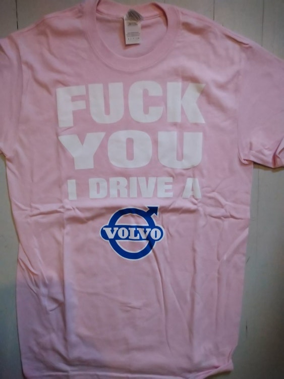 T-shirt Fuck Volvo pink