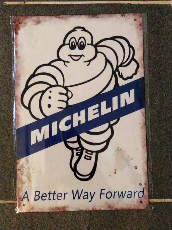 Plåtskylt Michelin
