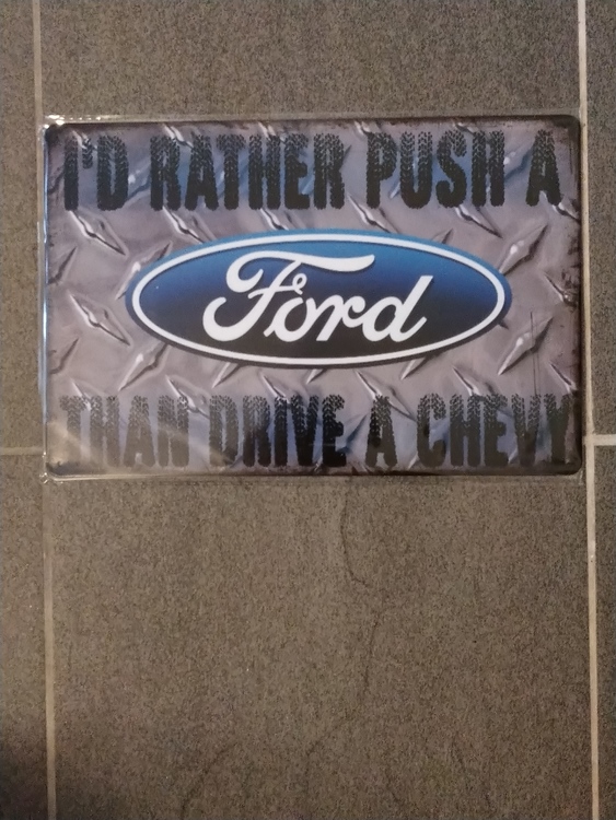 Plåtskylt Ford