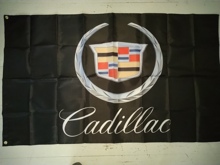 Flagga/Väggbonad Cadillac