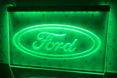 Led skylt Ford Multi color 6 färger(fri frakt)