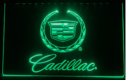 Led skylt Cadillac Multi color 6 färger