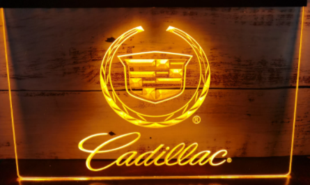 Led skylt Cadillac Multi color 6 färger