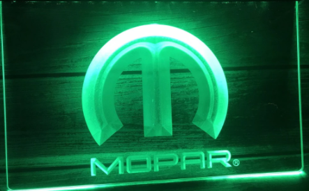 Led skylt Mopar Multi color 6 färger(fri frakt)