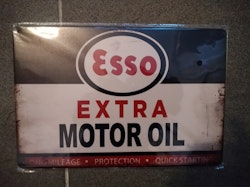 Plåtskylt Esso Extra