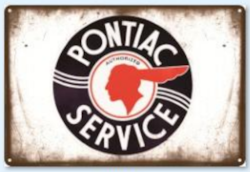 Plåtskylt Pontiac