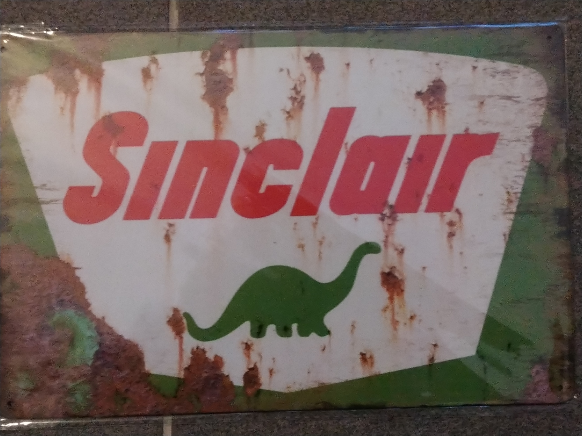 Plåtskylt Sinclair