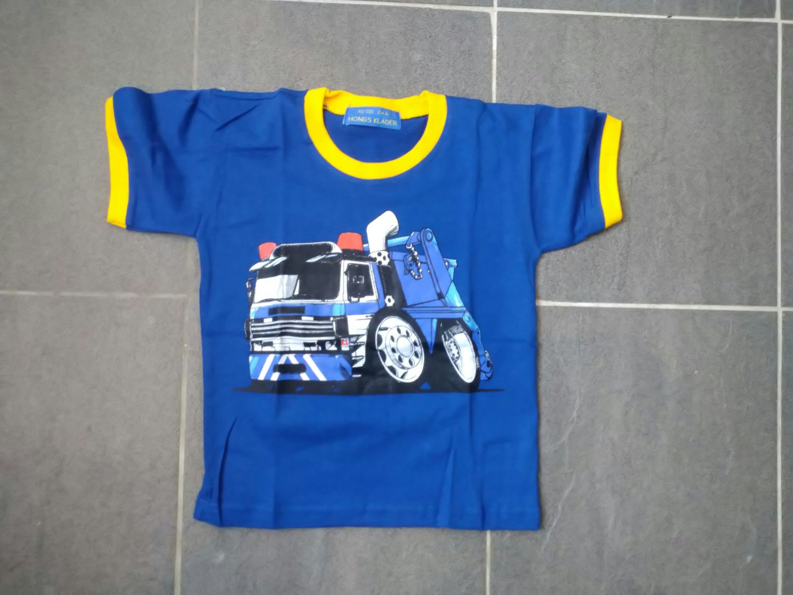 Containerbil T-shirt 2-4 år