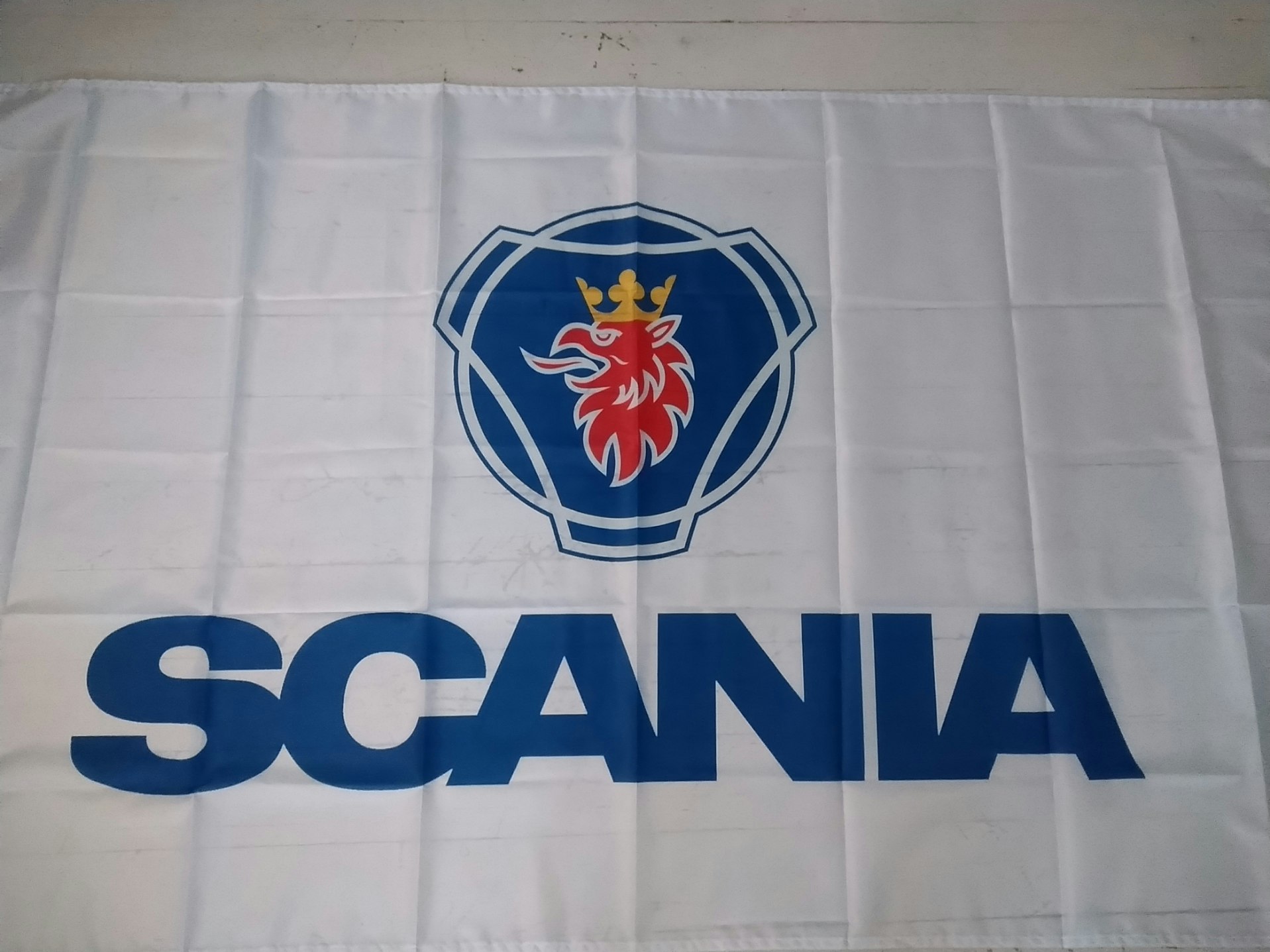 Flagga/Väggbonad Scania