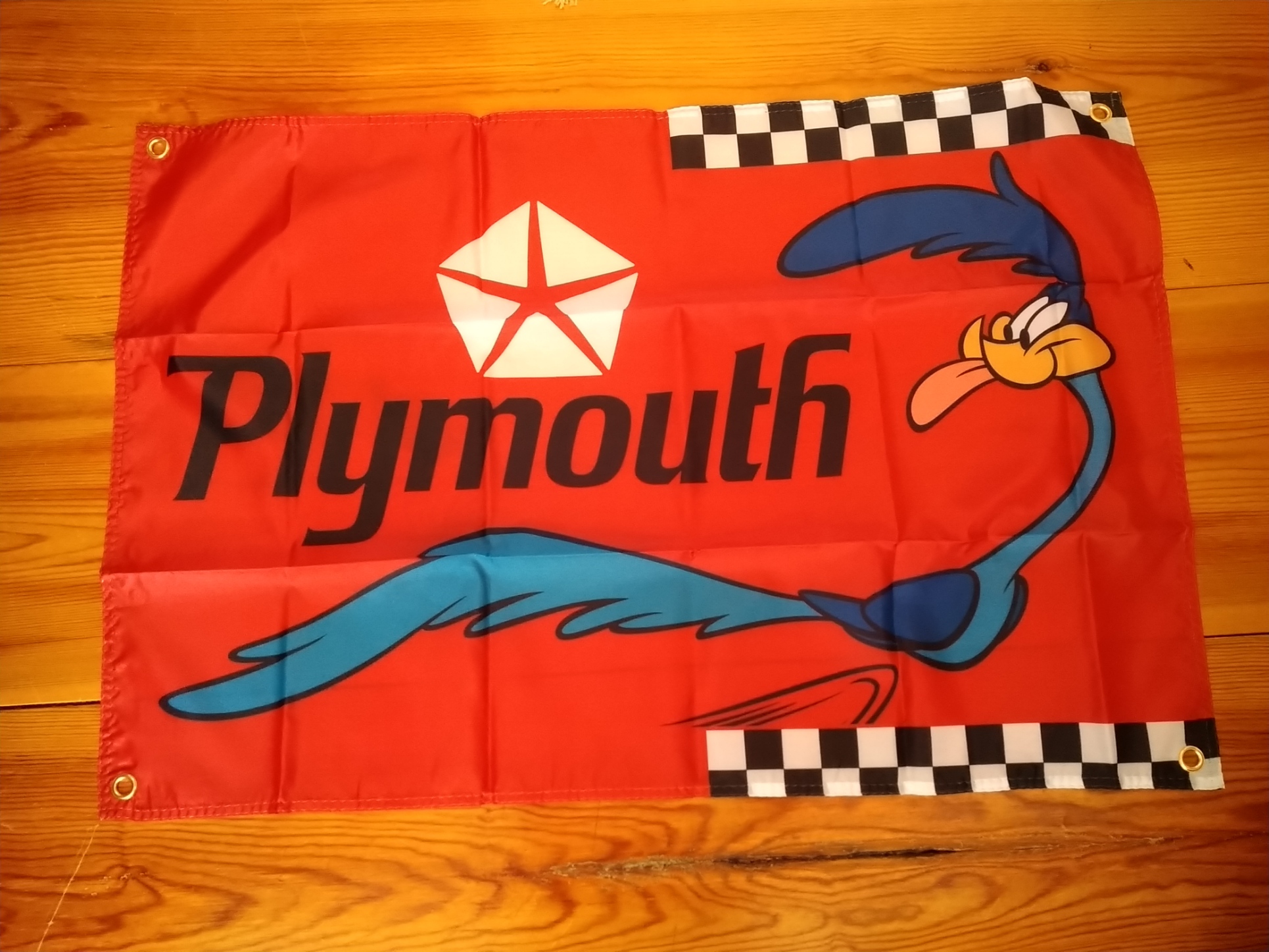 Flagga/Väggbonad Plymouth
