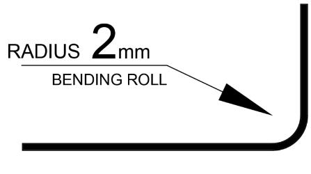 Benderhjul 2mm radie till Pocketbender