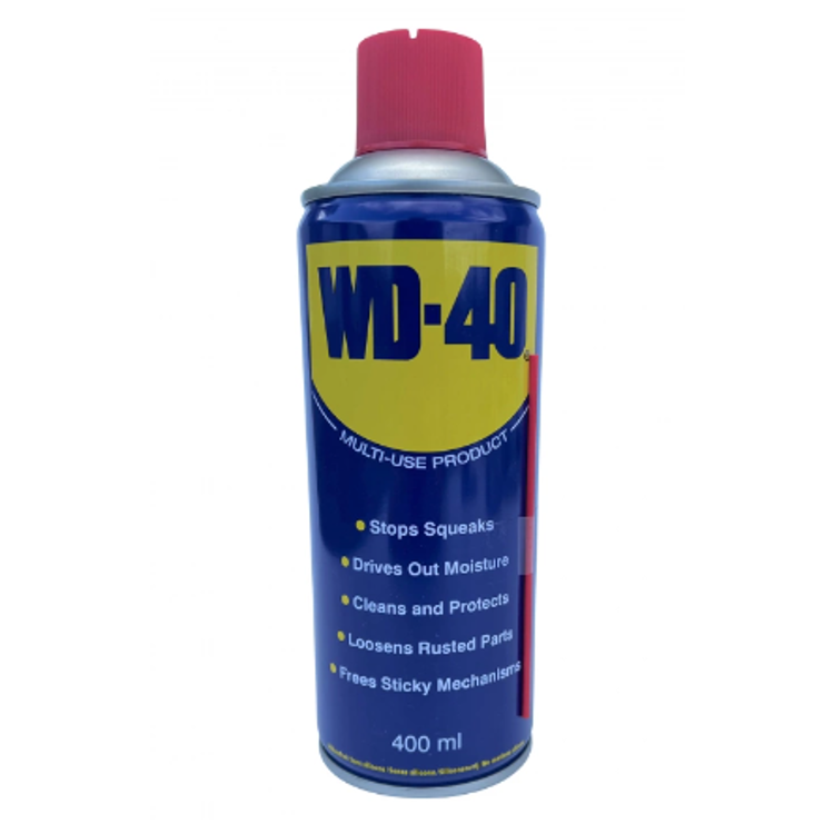 Rostlösning - smörjning WD40