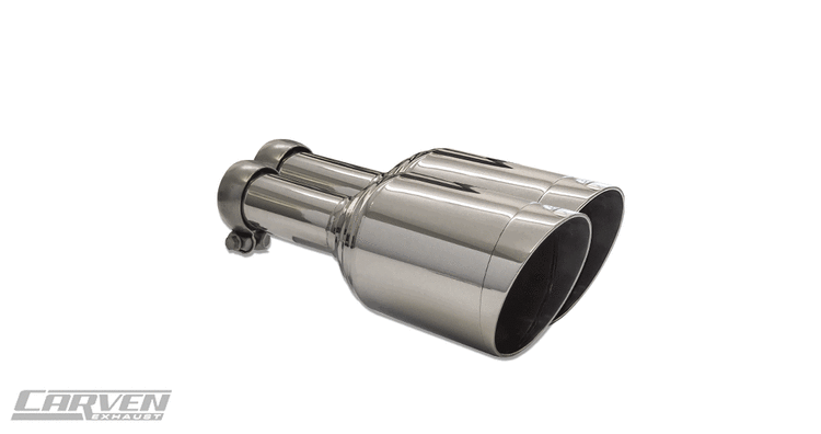 Carven Exhaust RAM 1500 09-18 Direct Fit Muffler & 5" Tip Package