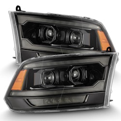 #880560 09-18 Ram Truck LUXX-Series (5th Gen 2500 G2 Style) LED Projector Headlights Alpha-Black