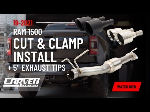 Carven Exhaust 19-23 RAM 1500 Muffler Replacement Cut & Clamp