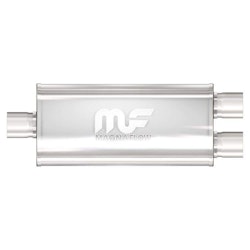 MagnaFlow 5" X 8" Oval Center/Dual Straight Through Performance Muffler