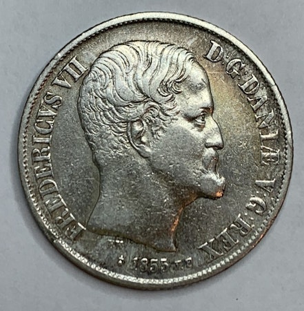 1855, Fredrik VII, 1 Rigsdaler