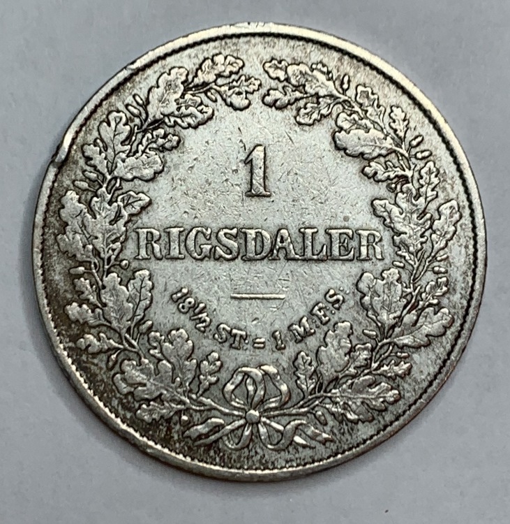 1855, Fredrik VII, 1 Rigsdaler