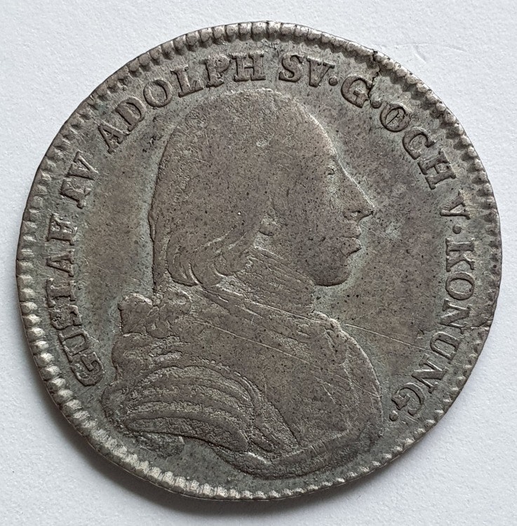 Gustav IV Adolf, 1/6 Riksdaler 1803