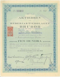 Rederi AB Brubor 1927