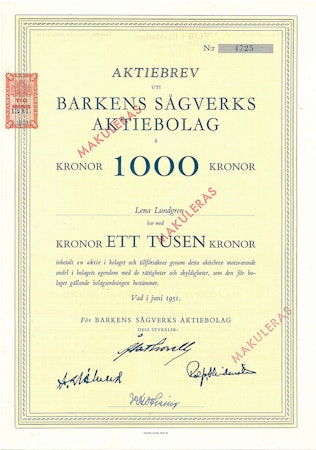 Barkens Sågverks AB