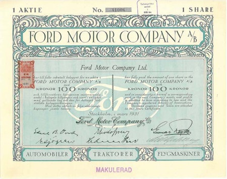 Ford Motor Company AB