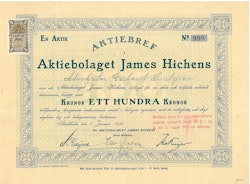 James Hichens, AB, 1919