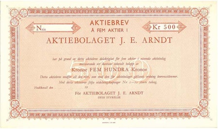 Arndt AB , J.E.