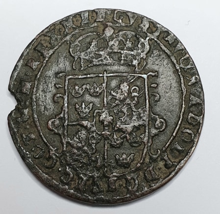 Gustav II Adolf 1/2 Öre 1629 Nyköping