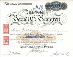 Berndt. G. Berggren, AB
