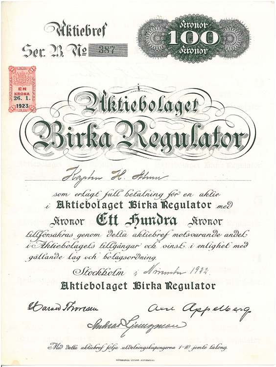 Birka Regulator AB
