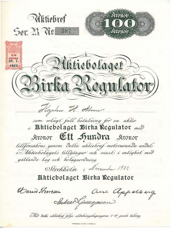 Birka Regulator AB