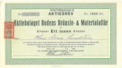 Bodens Bränsle- & Materialaffär, AB