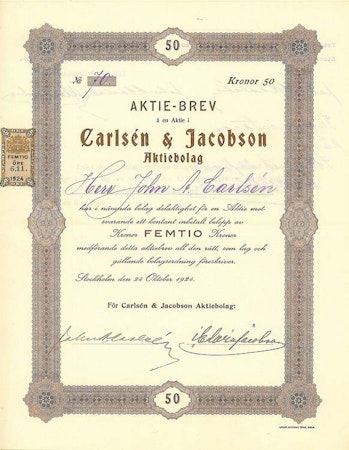 Carlsén & Jacobson AB