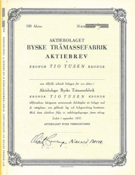 Byske Trämassefabrik, AB, 10 000 kr