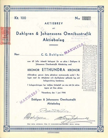 Dahlgren & Johanssons Omnibustrafik AB