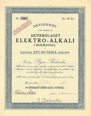 Elektro-Alkali i Hudiksvall