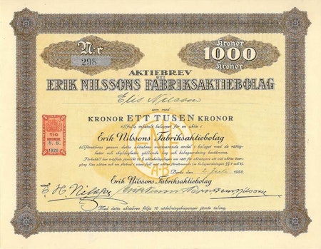 Erik Nilsson Fabriks AB