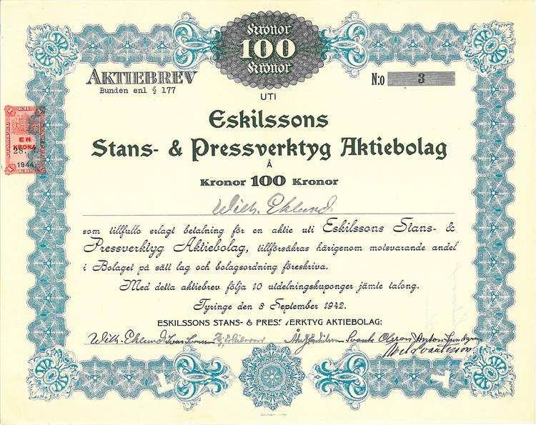 Eskilssons Stans & Pressverktyg AB