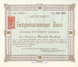 Fastighets AB Banco, 1000 kr
