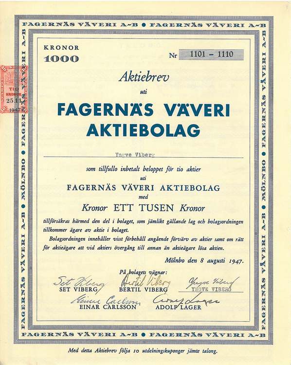 Fagernäs Väveri AB