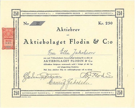 Flodin & C:o, AB