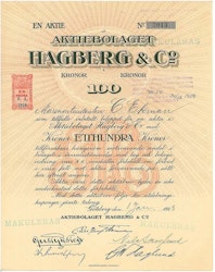 Hagberg & Co., AB, 100 kr