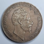 Oscar I, 4 Riksdaler Riksmynt, 1857