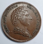 Karl XIV Johan 1/4 Skilling 1833/32