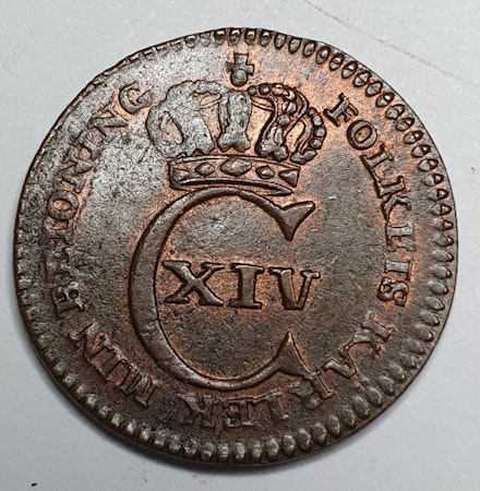 Karl XIV Johan 1/6 Skilling 1831