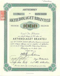 Branteli, AB, 1 000 kr