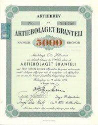 Branteli, AB, 5 000 kr