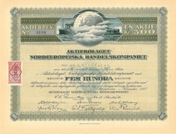Nordeuropeiska Handelskompaniet, AB, 500 kr, 1917